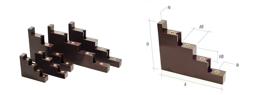 AISL ESCALERA PORTABARRA 30MM EPOXI