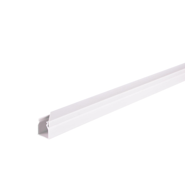 CABLECANAL  18X 21 MM C/ADHES BLANCO X MT (TRAMO DE 2 METROS - PRECIO POR METRO)