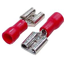 TERMINAL PREAISL  A16  PALA HEMB 6.3MM ROJO   42599     A16 