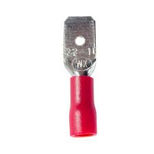 TERMINAL PREAISL  A17  PALA MACHO 6.3MM ROJO     A17 