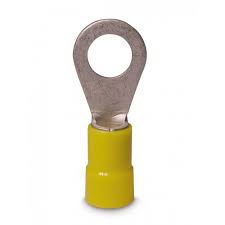 TERMINAL PREAISL OJAL  D5mm 2.7-6.60MM2 AMARILLO   C3  X UNIDAD - VENTA POR CAJA DE 50U