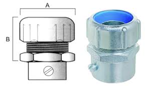 FD22ESR     CONECTOR HEMBRA P/CAÑO 3/4" RE P/FLEX 1/2" RG SIN ROSCA