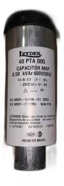 CAPACITOR    3X400V  3KVAR  CILINDRICO