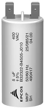 CAPACITOR   8uF     450VCA MKC "SIEMENS"