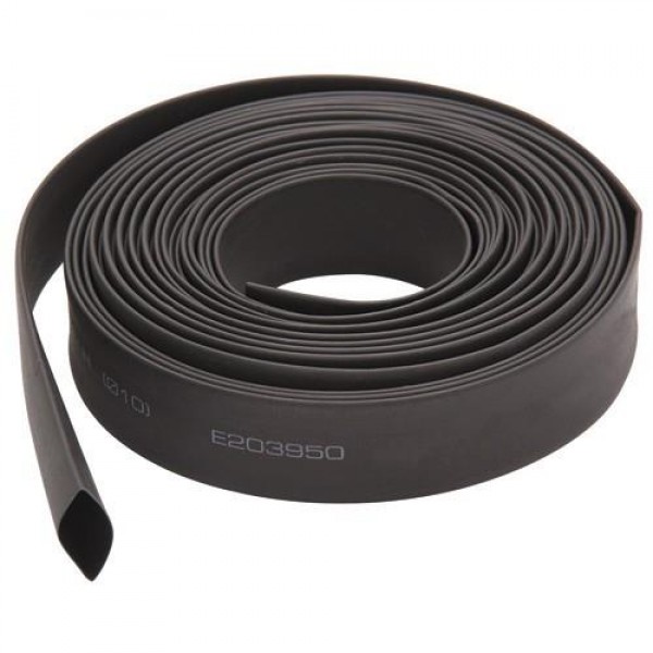 TUBO TERMOCONT P.FINA S/ADHES  12.5 / 6MM HSTW1-PT NEGRO (TF 12,5/6,0)   (EX 12 / 6MM)