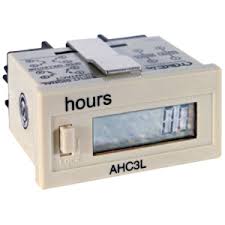 CUENTA HORAS 9999H 59M  6 DIG.  48X24MM RESET EXT.  S/ ALIM.EXT.  AUTOALIM. C/ BAT. INCORP.