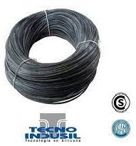 CABLE SIAF 1X   0.5MM2 CAUCHO SILICONADO NEGRO X MT