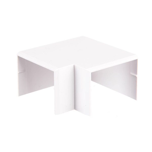 CURVA PLANA P/CANAL 40X 30MM BLANCO