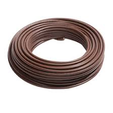 CABLE CU/PVC FLEX 1X  1MM2 PLASTIX CF MARRON X MT