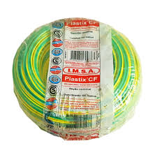 CABLE CU/PVC FLEX 1X  2.5MM2 PLASTIX CF VERDE/AMARILLO X MT