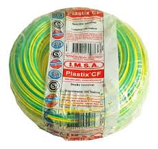 CABLE CU/PVC FLEX 1X  6MM2 PLASTIX CF VERDE/AMARILLO X MT