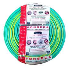 CABLE CU/PVC FLEX  1X  4MM2 VERDE/AMARILLO (PRECIO POR METRO - VENTA POR ROLLO DE 100M)