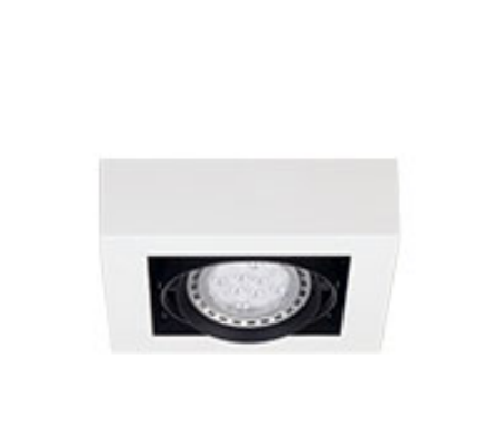 PLAFON LED 1X 15W AR 111 MOVIL BLANCO SPACE