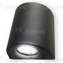 APLIQUE P/PARED 1X75W E27 VACIO (GRANDE) NEGRO