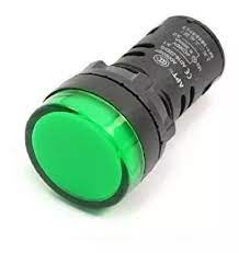 AD22-22DS   24V   VERDE OJO DE BUEY MULTILED D22mm