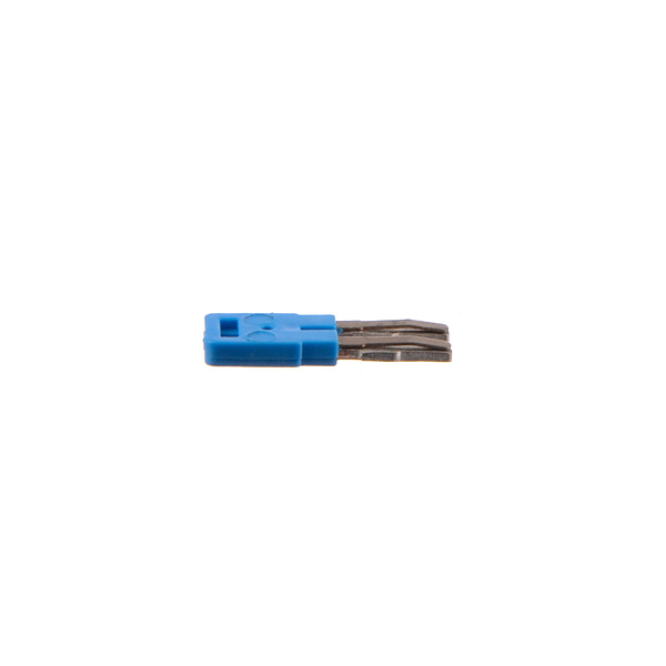 PUENTE FIJO 2 ELEM P/BKF 1.5mm2 TRANSVERSAL AZUL