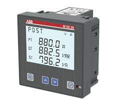 PANEL MULTIVARIABLE 96x96 DISPLAY LCD - VARIABLES ELECTRICAS, POTENCIAS, ENERGIA ACTIVA REACTIVA APARENTE - CUENTA HORAS - MODBUS RTU - ALIM: 100-230VAC/DC M1M 20