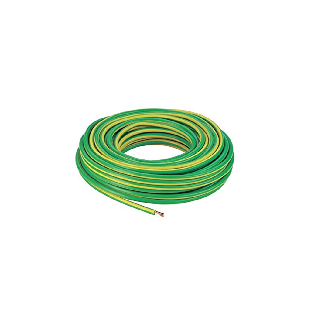 (.)CABLE CU/PVC FLEX  1X  2MM2 VERDE/AMARILLO