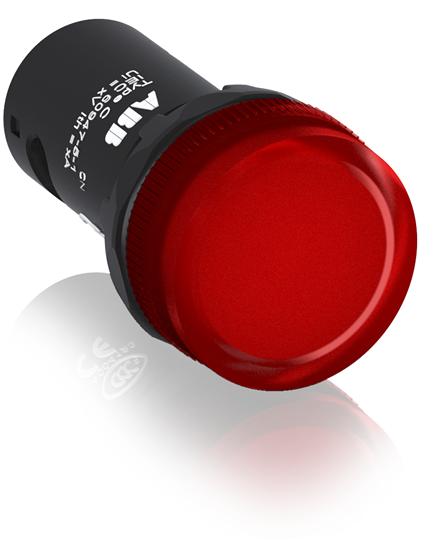 (DISCONT VER # 91067) OJO DE BUEY PILOTO C/LED ROJO 24VCA   CL-502R