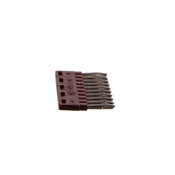 PUENTE FIJO 10 ELEM P/BKF 1.5mm2 TRANSVERSAL MARRON