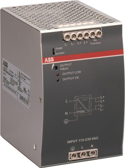 FUENTE DE ALIMENTACION SAL 24VCC 10A ENTR 90-132VCA, 180-264 V AC, 210-370VCC   CP-E 24/10