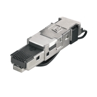 FICHA ETHERNET INDUSTRIAL RJ45  Cat. 6  IE-PS-RJ45-FH-BK (CRIMPEADO SIN HERRAMIENTA)   1963600000