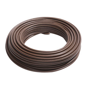 CABLE CU/PVC FLEX  1X  4MM2 MARRON X MT FRACCIONADO