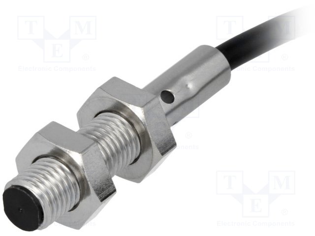 SENS IND M08 2MM 3H NA PNP RAS 10-30VCC CABLE 2MTS INOX IP67  LONG 42MM 200MA MAX   E2BS08KS02WPB12M