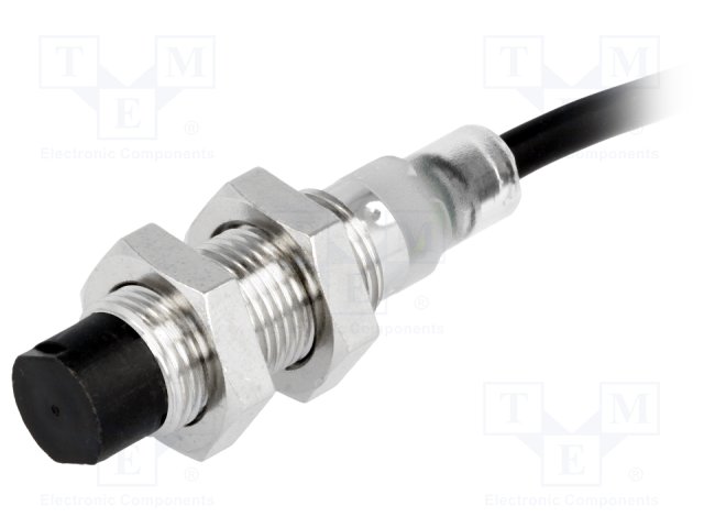 SENS IND M12 8MM 3H NA PNP SAL 10-30VCC CABLE 2MTS LATON IP67 LONG 47MM 200MA MAX   E2BM12KN08WPB12M