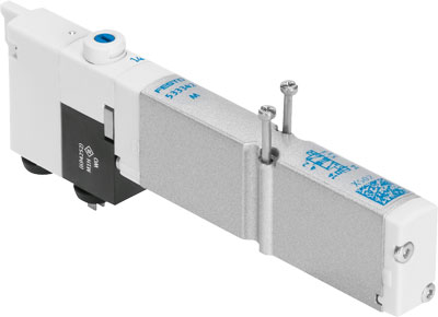 ELECTROVALVULA / 5/2 MONOESTABLE / CAUDAL NOM. 360 L/MIN / ACCION ELECTRICA 24VDC / IP65 - IEC 60529