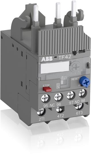 RELE TERM 1.00-1.30A P/AF9-AF38 RESET MANUAL Y AUTOMATICO 1NA+1NC   TF42/1.30