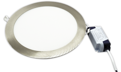 LUMINARIA CIRCULAR A LED DE EMBUTIR 20W LUZ DIA FRIA PLATIL