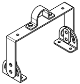 (PEDIR PRECIO) KIT SOPORTE BASCULANTE P/CAÑO DE 2" P/PROYECTOR EPRL/EXPRL