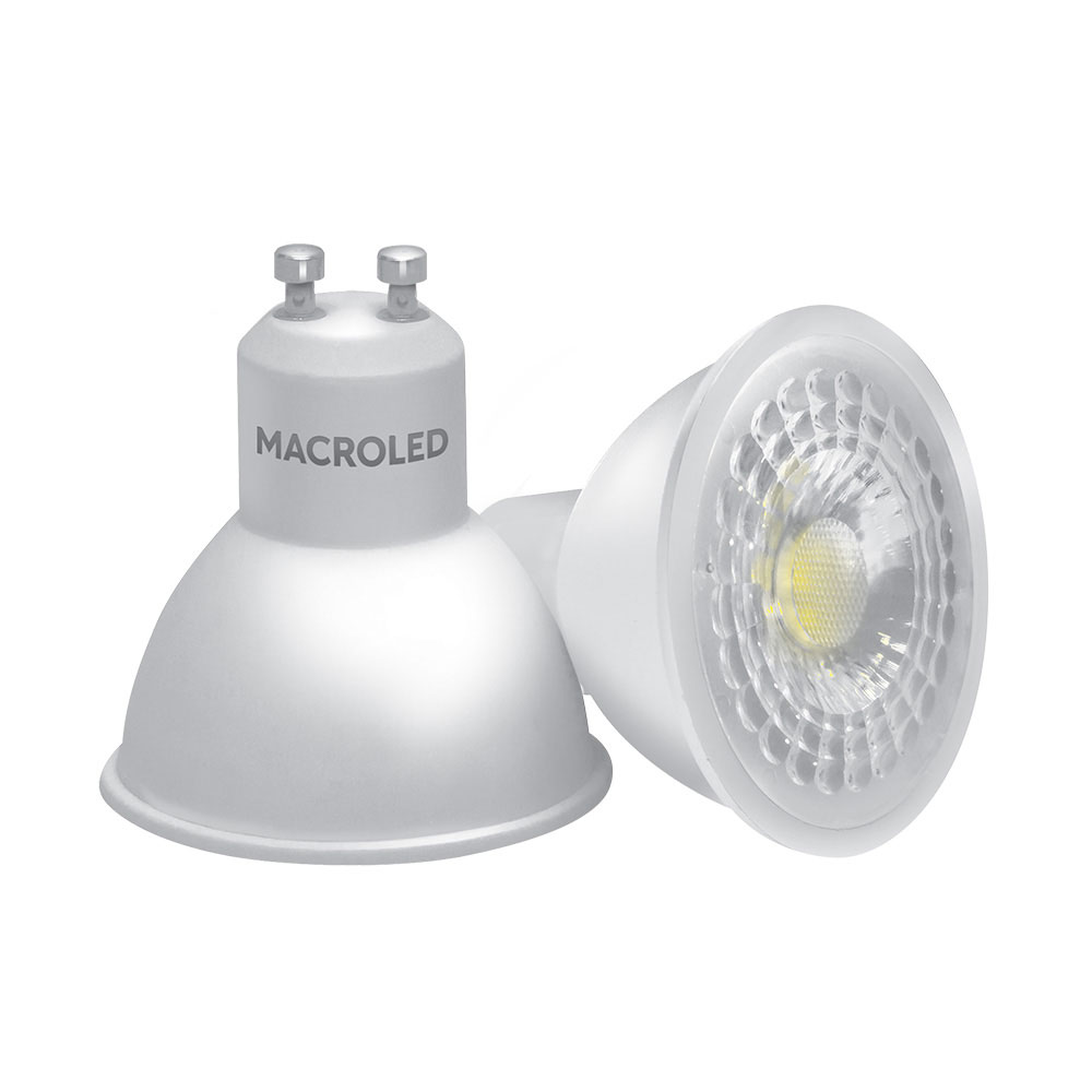 LAMP DICRO LED 7W GU10 6000K LUZ FRIA 595LM 25000HS (EX CPS-DP-GU10-20C)