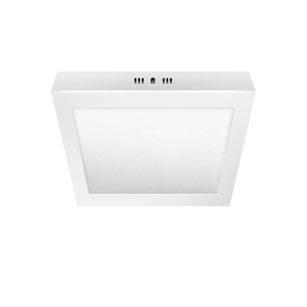 PLAFON LED CUADRADO 24W 220-240V 25.000HS LUZ FRIA 6000K-2160LM 294X40mm