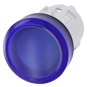 LAMPARA SEÑALIZACION ACT PLASTICO SIN LED AZUL IP69K  (*EP)