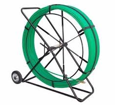 SONDA PASACABLE DIAM 9MM X 200MTS FIBRA VIDRIO VERDE   C/ CONTENEDOR