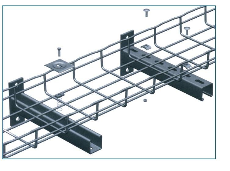 BANDEJA ALAMBRE GALV 300mm ALA 75 4mm  X 3 MTS