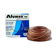 CABLE FLEX AFUMEX 750     1X 25MM2  MARRON