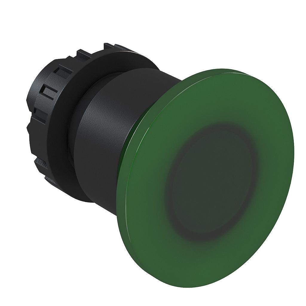 BCI2 VERDE PULSADOR HONGO 40mm LUMINOSO IP66