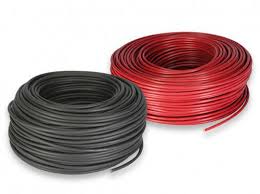 CABLE SOLAR UNIPOLAR CU 1x 6mm2 COBRE ESTAÑADO AISLACION HFFR TERMOFIJO 1500 Vcc - 90oC - ROJO UNE-EN 50618 - EN 60332-1-2 - EN 61034-2 - EN 50525-1