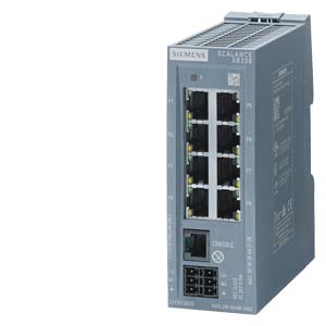 SCALANCE XB208, MANAGED LAYER 2 IE SWITCH, 8 PUERTOS RJ45 10/100 Mbits/s, 1 PUERTO CONSOLA; LED DIAG. RANGO TEMP. de 0°C/+60°C; DIN; PROFINET