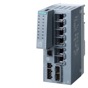 SCALANCE XC206-2SFP MANAGEABLE LAYER 2 IE-SWITCH; 6X 10/100 MBIT/S RJ45 PORTS; 2X 100/1000 MBIT/S SFP; 1X CONSOLE PORT; DIAGNOSITICS-LED; REDUNDANT POWER SUPPLY; TEMP RANGE -40°C UP TO +70°C; MOUNTING WALL/ DINRAIL, S7 DINRAIL; C-PLUG SLOT; REDUNDANCY FUNCTIONS; OFFICE FEATURES(RSTP,VLAN,...); PROFINET IO-DEVICE; ETHERNET/IP-CONFORMAL