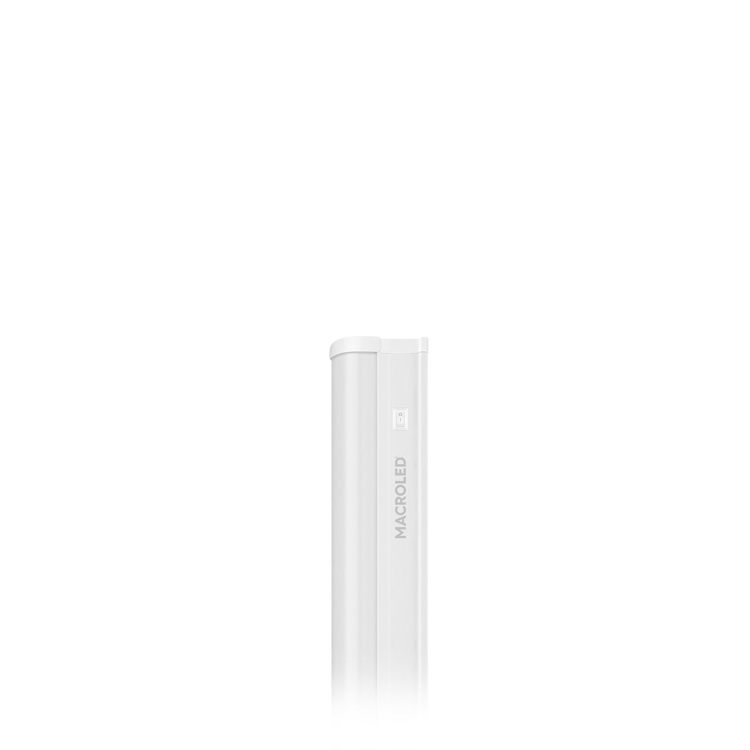 LISTON LED T5 PVC INTERCONECTABLE CON INTERRUPTOR - AC175-265V - FP0.95 - IP20 - 30cm 5W - FRIO