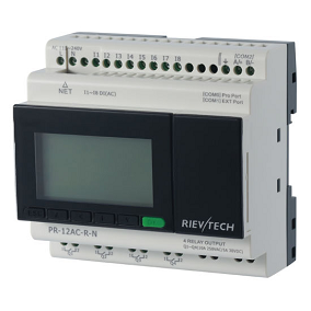 CONTROLADOR LOGICO PROGRAMABLE  PR-12AC-R-N (8ED/4SR/LCD/EXP/ETH) 110-240VCA