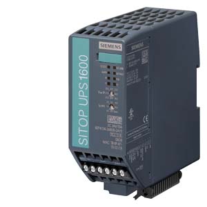 SITOP UPS1600 10A FUENTE DE ALIMENTACIÓN ININTERRUMPUDA CON INTERFAZ ETHERNET/PROFINET. ENTRADA: 24VDC SALIDA: 24VDC/10 A. PROGRAMABLE POR SITOP UPS MANAGER (DESCARGA GRATUITA HTTP://SUPPORT.AUTOMATION.SIEMENS.COM/WW/VIEW/ES/75854607) O TIA PORTAL.