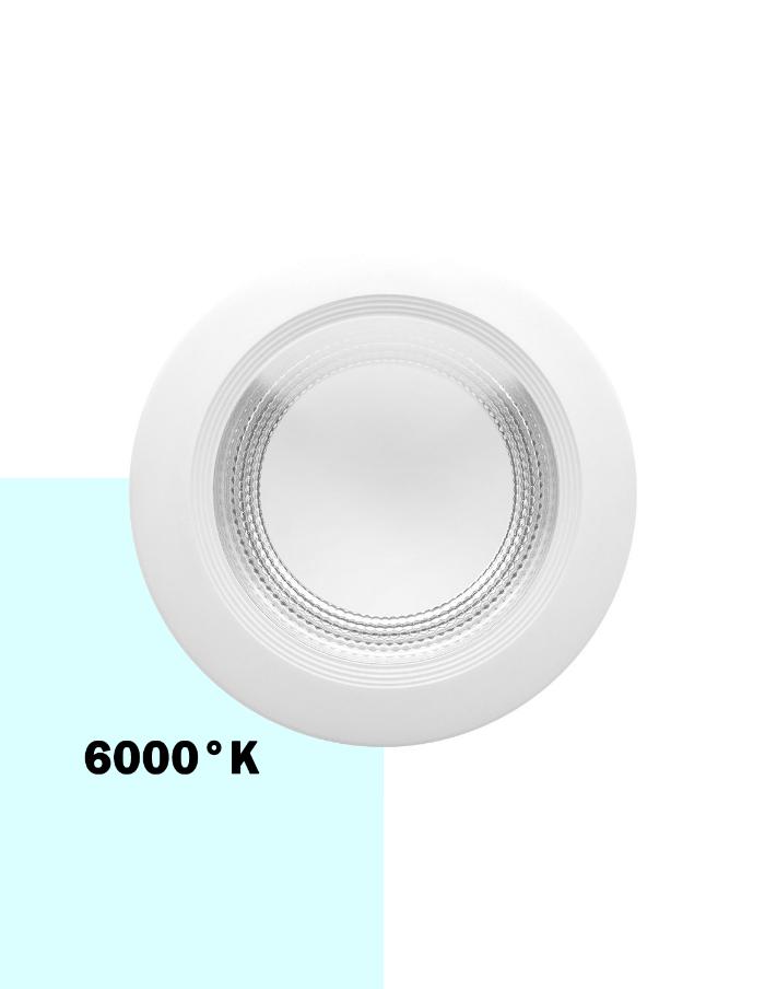 PANEL EMBUTIR LED FIJO CIRCULAR 30W LED COB 6000K LUZ FRIA