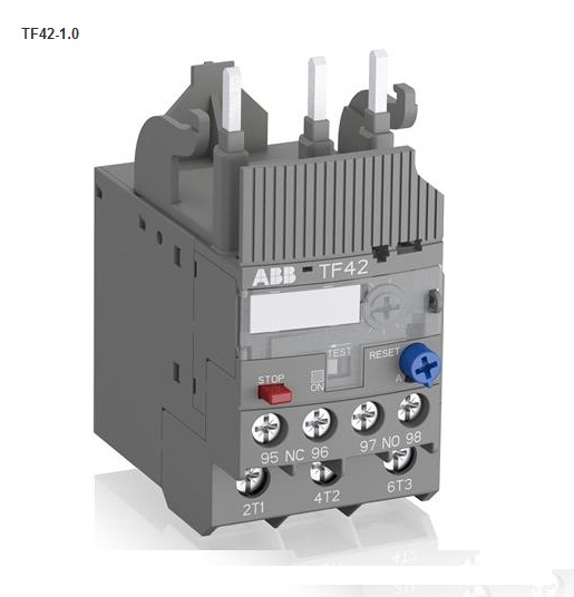 RELE TERM 0.55-0.74A P/AF9-AF38 RESET MANUAL Y AUTOMATICO 1NA+1NC   TF42/0.74