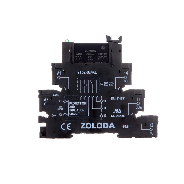 INTERFACE OPTOACOPLADA 6.2MM TORNILLO 1 NA Ent: 24VCC Sal: 24VCC 3A MOSFET(+11-14)   221.058