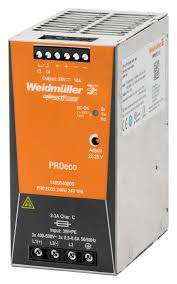 FUENTE DE ALIMENTACION  TRIF.  ENT: 3x 320/575VAC / 2x 360/575VAC; 450/800VDC  SAL: 24V (REGULABLE EN 22.5-29.5VDC) 5A  120W RIEL DIN  PRO MAX3